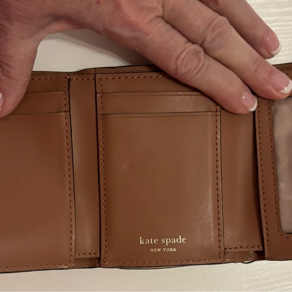 Kate Spade Brown Leather Card Holder - Picture 3 of 11